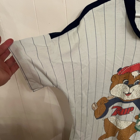 *RARE* Vintage Teddy Bear 7up Baseball T-shirt! ( - Picture 3 of 7